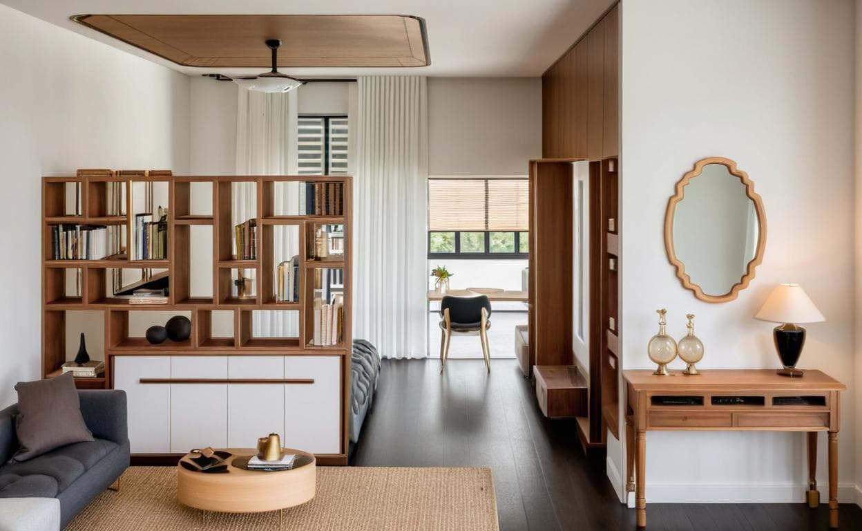 Visualisation of the master bedroom with a contemporary minimal palette and soft lighting